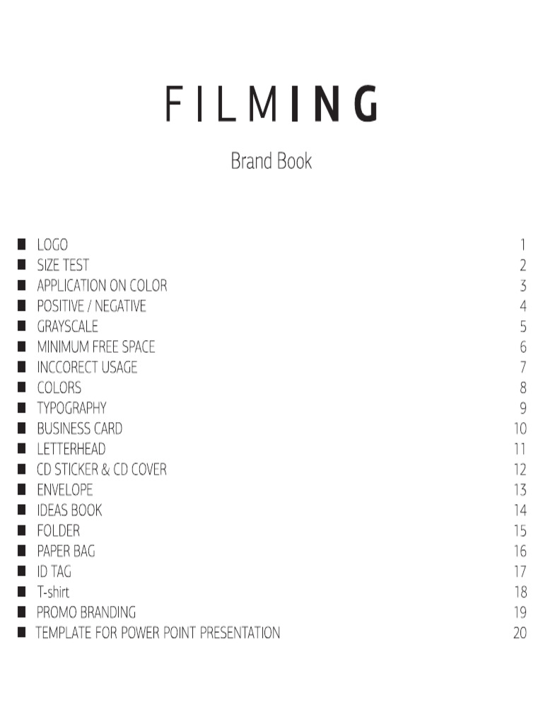 Filning Brand Book | PDF