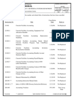 General Instruction Manual: Accounting Policy, Methods & Systems Department