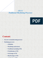 Part 1 - Sec I-Traditional Machining Processes