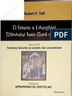 Taft, Robert F. - O Istorie A Liturghiei Sf. Ioan Gura de Aur. Vol II.2 - Apropierea de Jertfelnic