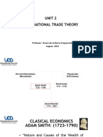 Unit 2 Theory of International Trade August 2023
