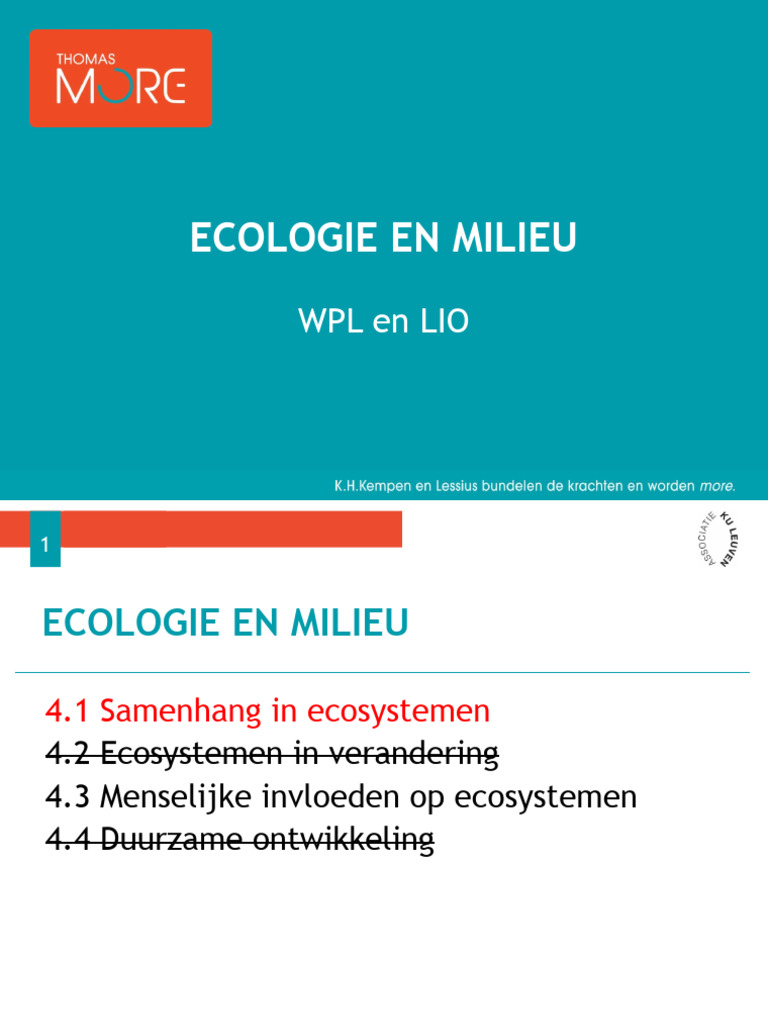 Ecologie & Milieu | PDF
