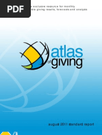 September 2011 Atlas of Giving Report - Showing giving trends through August 2011