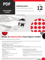 GR 12 Maths Past Papers Toolkit Extracts