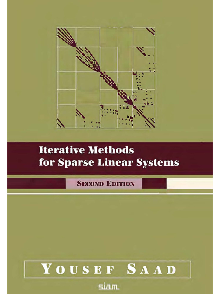 Yousef Saad Iterative Methods For Sparse Linear Systems 2003 | PDF