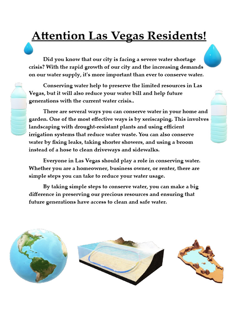 Geography Poster for Las Vegas Water Management PDF