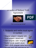 05 - Subject Verb Agreement