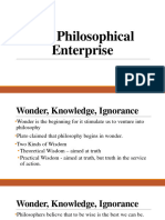 Lesson 2 The Philosophical Enterprise