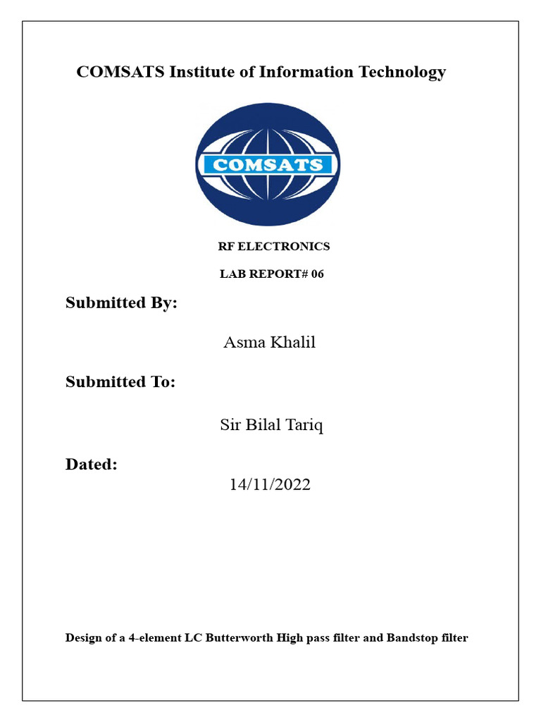 Rflab 6 | PDF