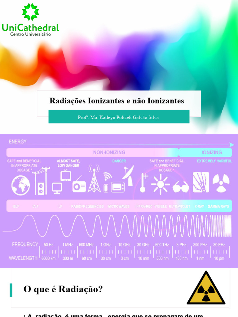 Diferenças entre Radiações Ionizantes e Não Ionizantes | PDF | Elétron ...