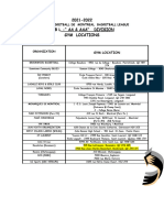 2021-2022 MBL Gym Locations