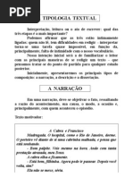 A Tipologia Textual