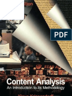 Krippendorff Content Analysis