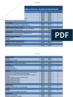 Cronograma Obra - Quadro de Sequenciação