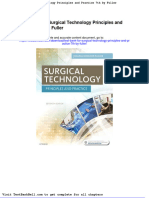 Test Bank For Surgical Technology Principles and Practice 7th by Fuller Download