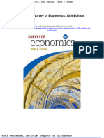 Test Bank For Survey of Economics 10th Edition Irvin B Tucker Download