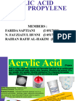 Group 4 - Acrylic Acid From Propylene