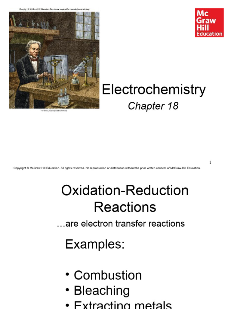 Chapter 18 Part 1 | PDF | Redox | Chemical Reactions