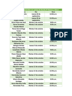 Calendario de Entrevistas Con Padres de Familia 2º Oaxaca y Jalisco - 124214