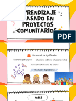 Aprendizaje Basado en Proyectos Comunitarios