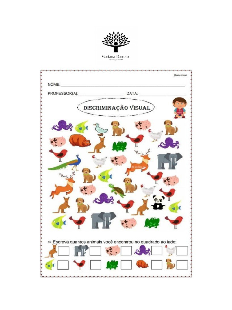 Discriminação Visual Pdf