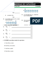 25 Medidas de Capacidad Tercero de Primaria