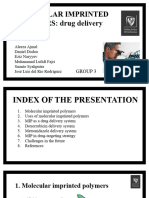 Molecular Imprinted Polymers - Group 3 - Synthesis and Fabrication of Nano-Engineering Systems