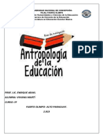 Antropología de La Educación