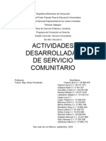 Informe Final Servicio Comunitario