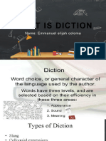 Diction