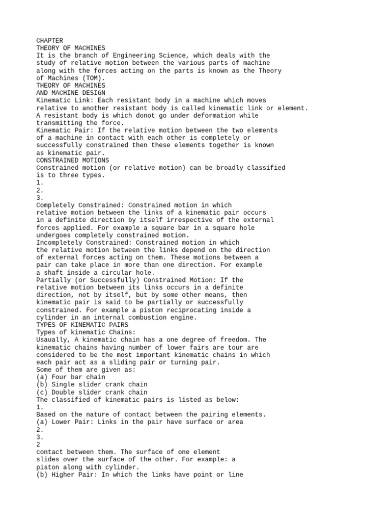 Ssc theory of machine pdf bending stress mechanics 