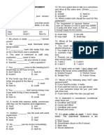 First Quarterly Assessment