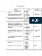 Banco de Preguntas 5sec Biologia