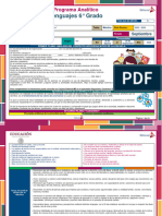 Primaria 6° Programa Analitico - Septiembre