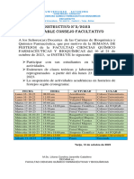 INSTRUCTIVO HCF 03 - 2023 SUSPENSIÓN DE ACTIVIDADES ACADÉMICAS POR FESTEJOS FCQFyB