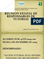 Reunion Estatal de Tutorias Marzo 10