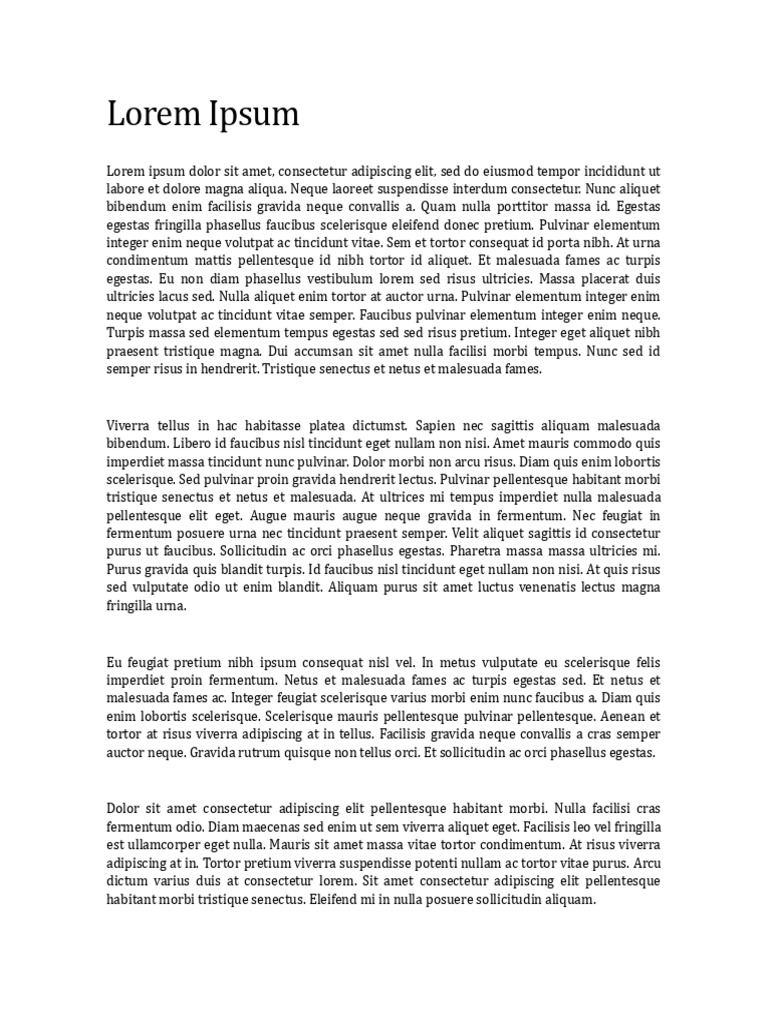 Lorem ipsum pdf