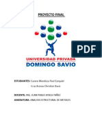 Proyecto Final Metalicas