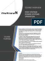 Horizon HV Course Presentation Course Overview Master