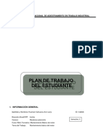 Plan de Trabajo Del Estudiante