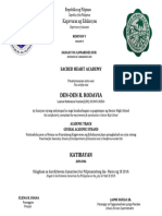 Diploma of Den