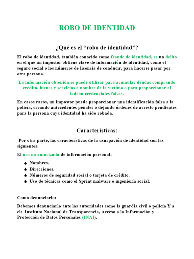 robo-de-identidad-pdf-el-robo-de-identidad-suplantaci-n-de-identidad