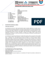 Prog - Anual.2023 Matemática 4° Año Prof. Arnulfo Martinez