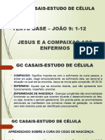 GC Casais-Estudo de Célula: Texto Base - João 9: 1-12 Jesus E A Compaixao Aos Enfermos