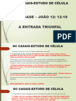 TEXTO BASE - JOÃO 12: 12-19 A Entrada Triunfal