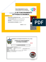 Licencia de Funcionamiento GC