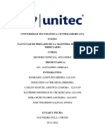 Universidad Tecnológica Centroamericana Unitec Facultad de Pregado de La Maestria de Derecho Tributario Curso