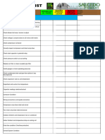 Pacu Checklist Monthly