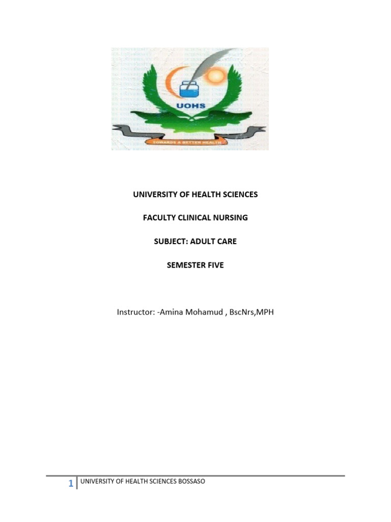 Latest update of adult care nursing tow pdf stroke hearing aid