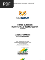 Aromaterapia II Curso Superior de Estetica e Cosmetologia Unisuam